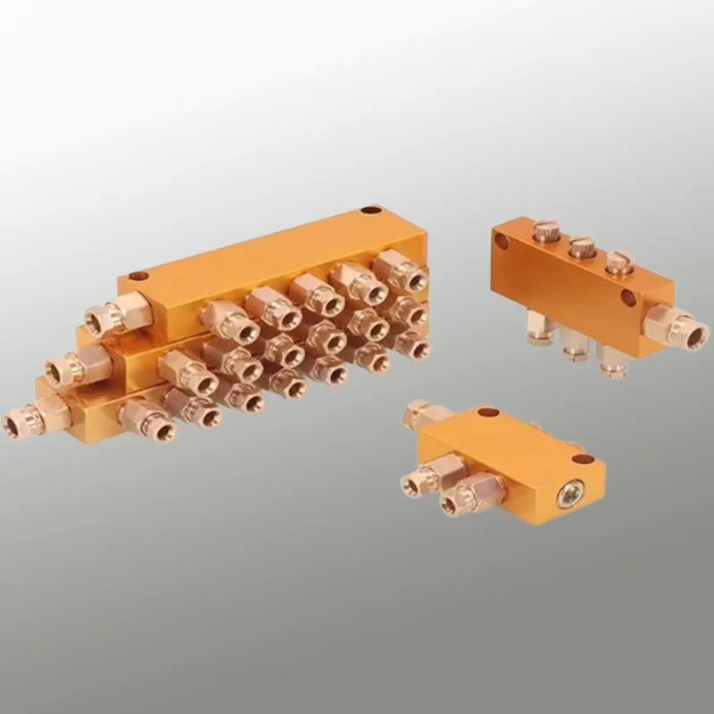 Machine tool lubrication system universal oil distributor adjustable oil discharge distribution valve oil circuit diversion