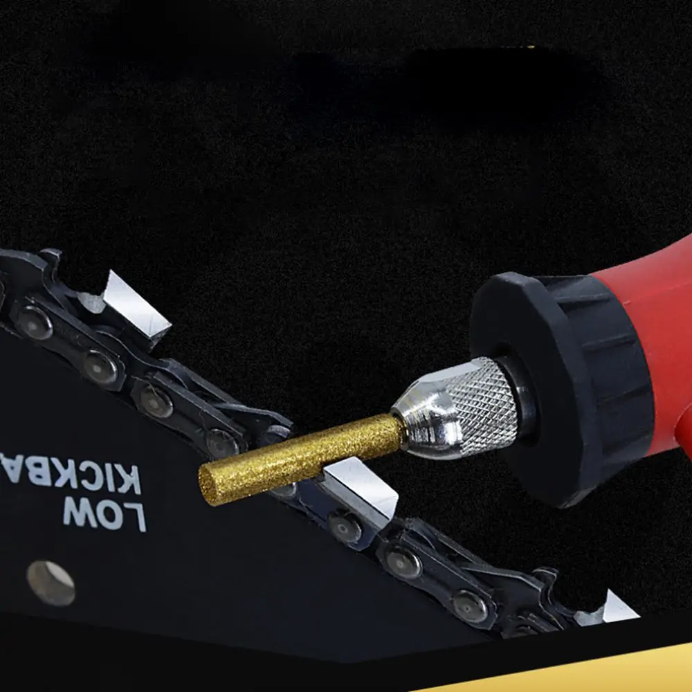 

Набор титановых шлифовальных насадок для заточки, резьбы, абразивная скульптурная головка, биты для бензопилы, шлифовальные инструменты, точилка для бензопилы