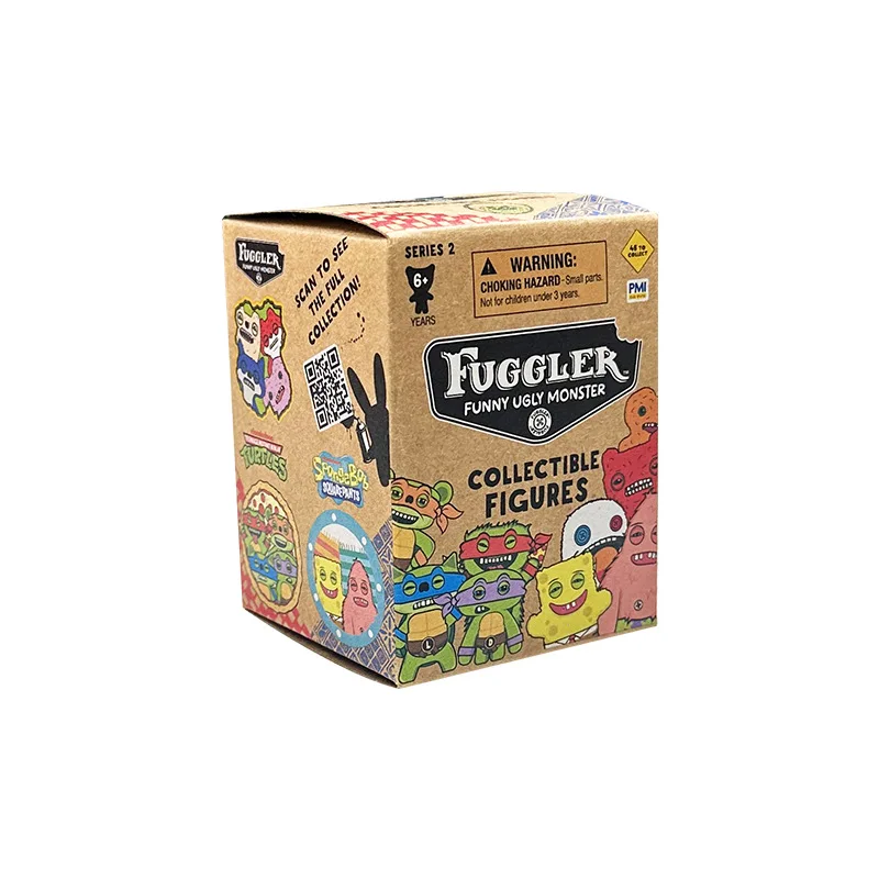 Fuggler الأصلي مضحك القبيح الوحش ذات العلامات التجارية المشتركة صندوق أعمى لعبة مجسمة عشوائي مخفي مفاجأة المفاتيح أرقام دمية جمع الهدايا