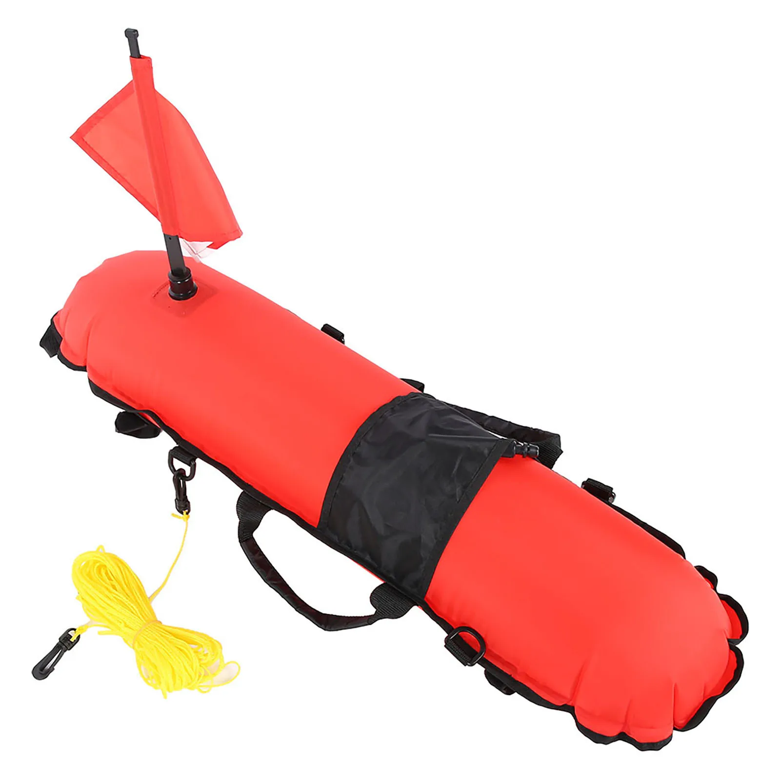 Inflatable Diving Safety Surface Marker Buoy Diver Down Signal Float Buoy Scuba Diving Free Diving Spearfishing Torpedo Buoy