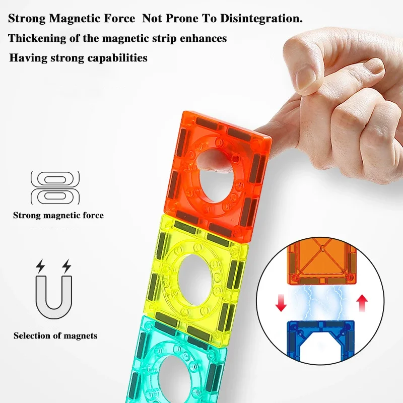 73PCS DIY Ball Bearing Pipe Magnetic Sheet Building Blocks Playset Variety Magnetic Cube Building Blocks Kid Early Education Toy
