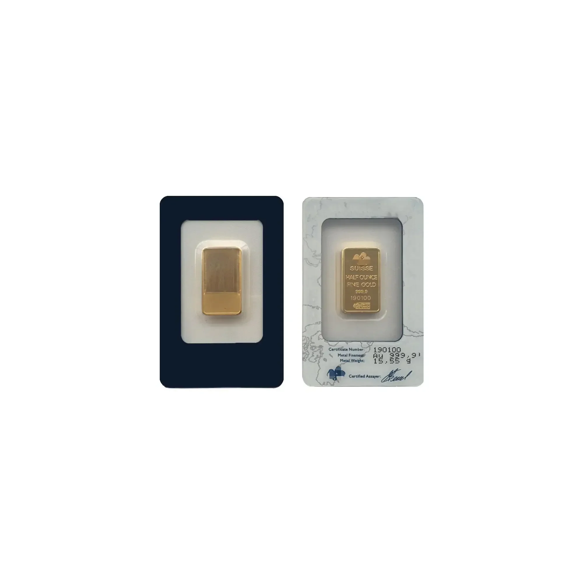 1oz/2.5g/5g/10g/20g/50g/100g Switzerland Gold Bar Silver Bar Fortuna Veriscan Carbon Neutral Replica Brass Core