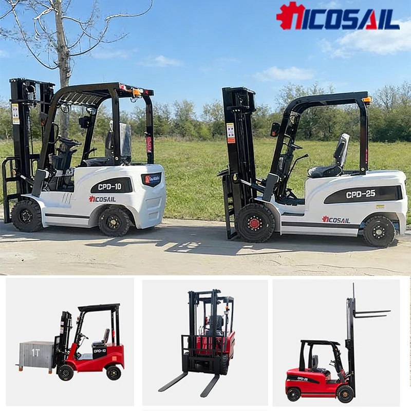 

Electric Forklift 2 Ton Compact Counterbalance Electric Forklift Truck for Factory Use