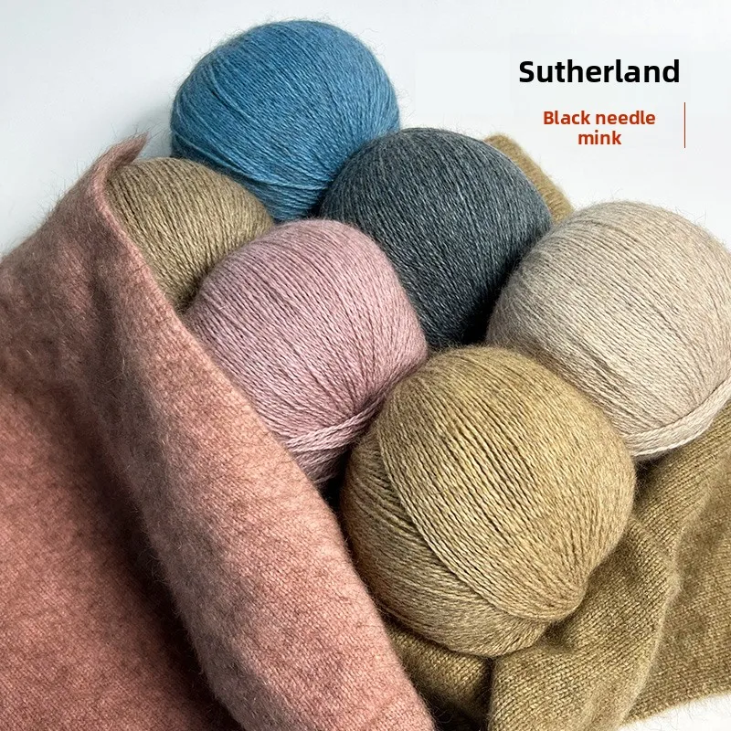 

Пряжа из натурального меха оленя Pure Bla Needle Deer Fur, машинная и ручная вязка, шерсть кашемира, бренд Su Selan, зимняя коллекция, ткань