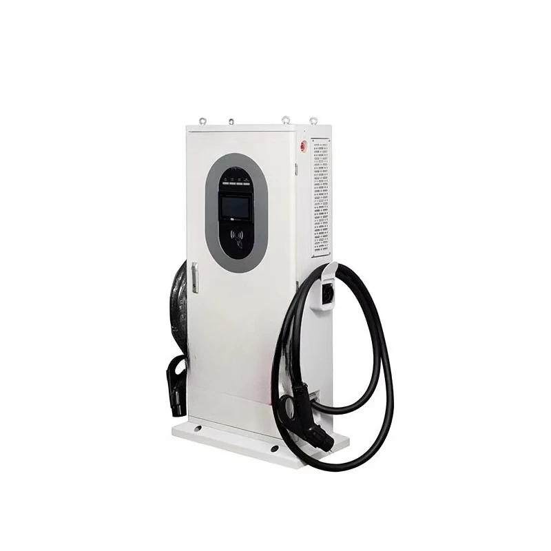 40kw Commercial DC Fast Charging Station Floor-Mounted OCPP CCS/CHAdeMO/GBT EV Charging Pile for Vehicles