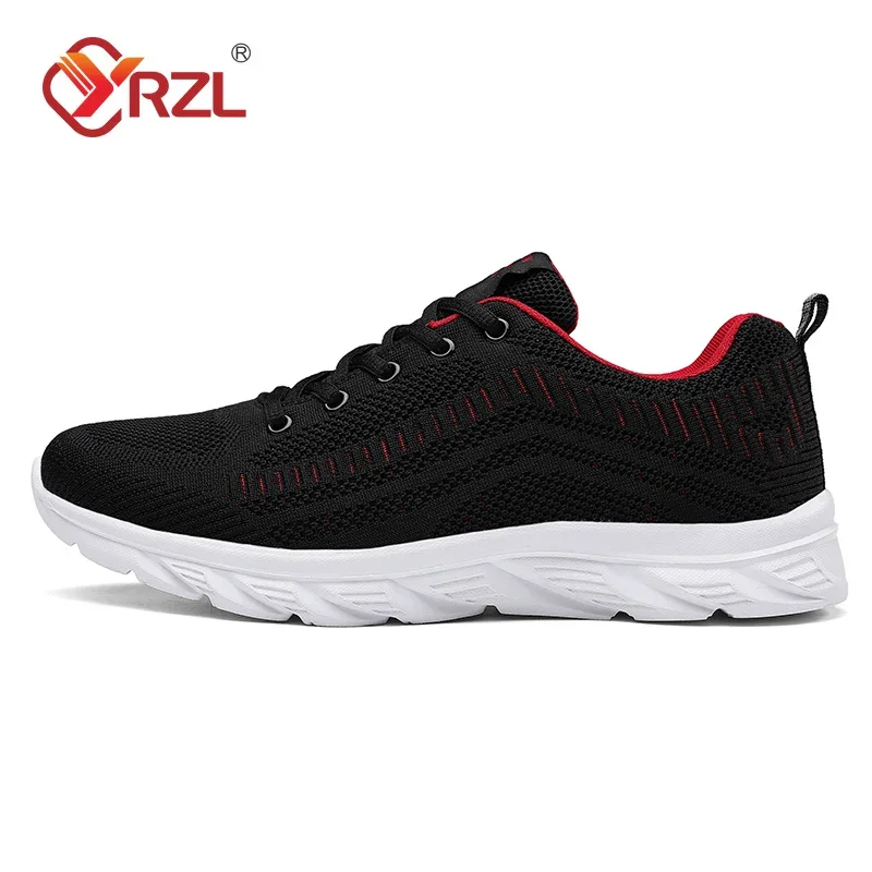 YRZL-Zapatillas de correr para hombre, zapatos deportivos ligeros, transpirables, cómodos, para caminar