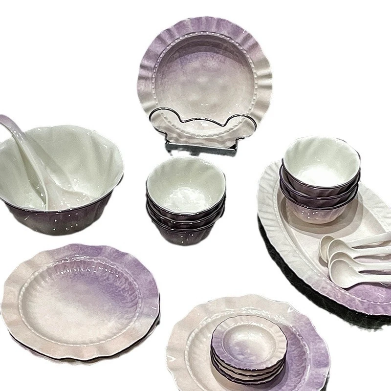 

Simple tableware, chopsticks and dishes household set