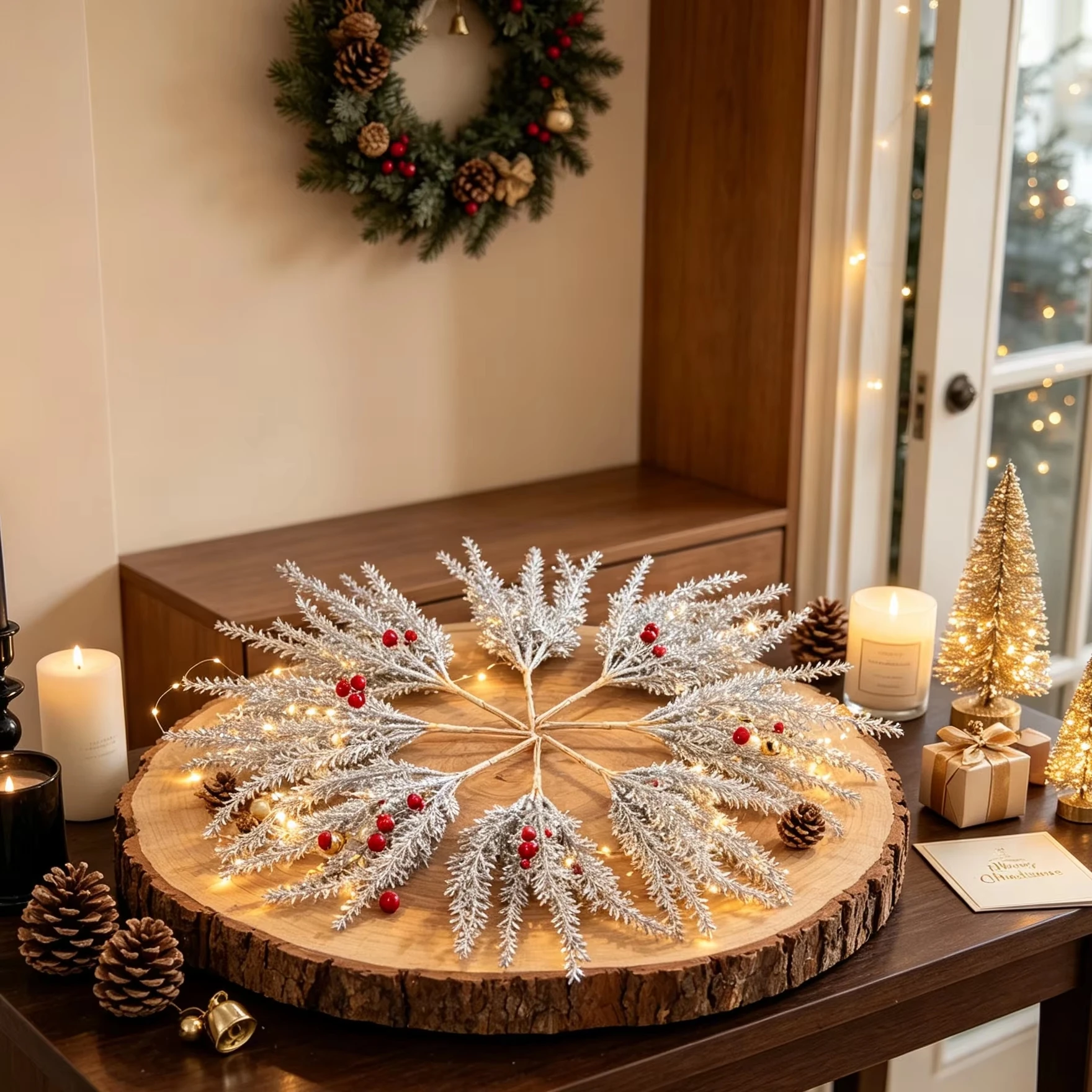 2/4 Pcs Artificial Christmas M - огляд і ціна Bonsai Garden Table