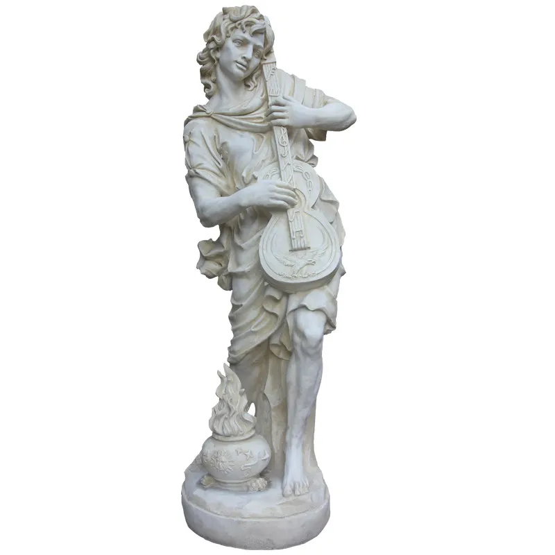 xx-European-style Figure Sculpture Magnesium Oxide Embossed Garden Courtyard Decoration Outdoor Angel Decorative Art Vintage