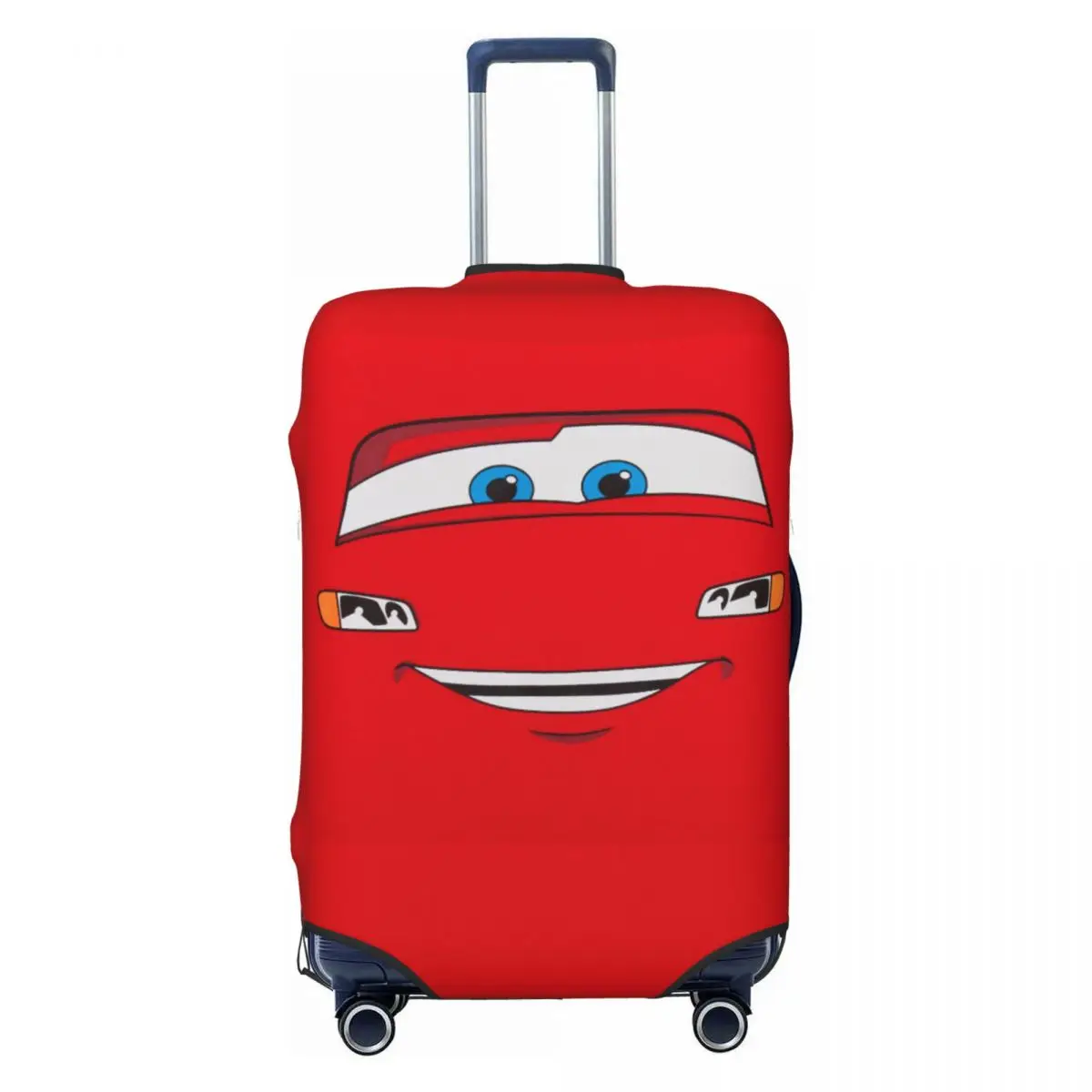 

Custom Lightning Car M-McQueen Travel Luggage Cover Elastic Cartoon Suitcase Cover Protector Fit 18-32 Inch