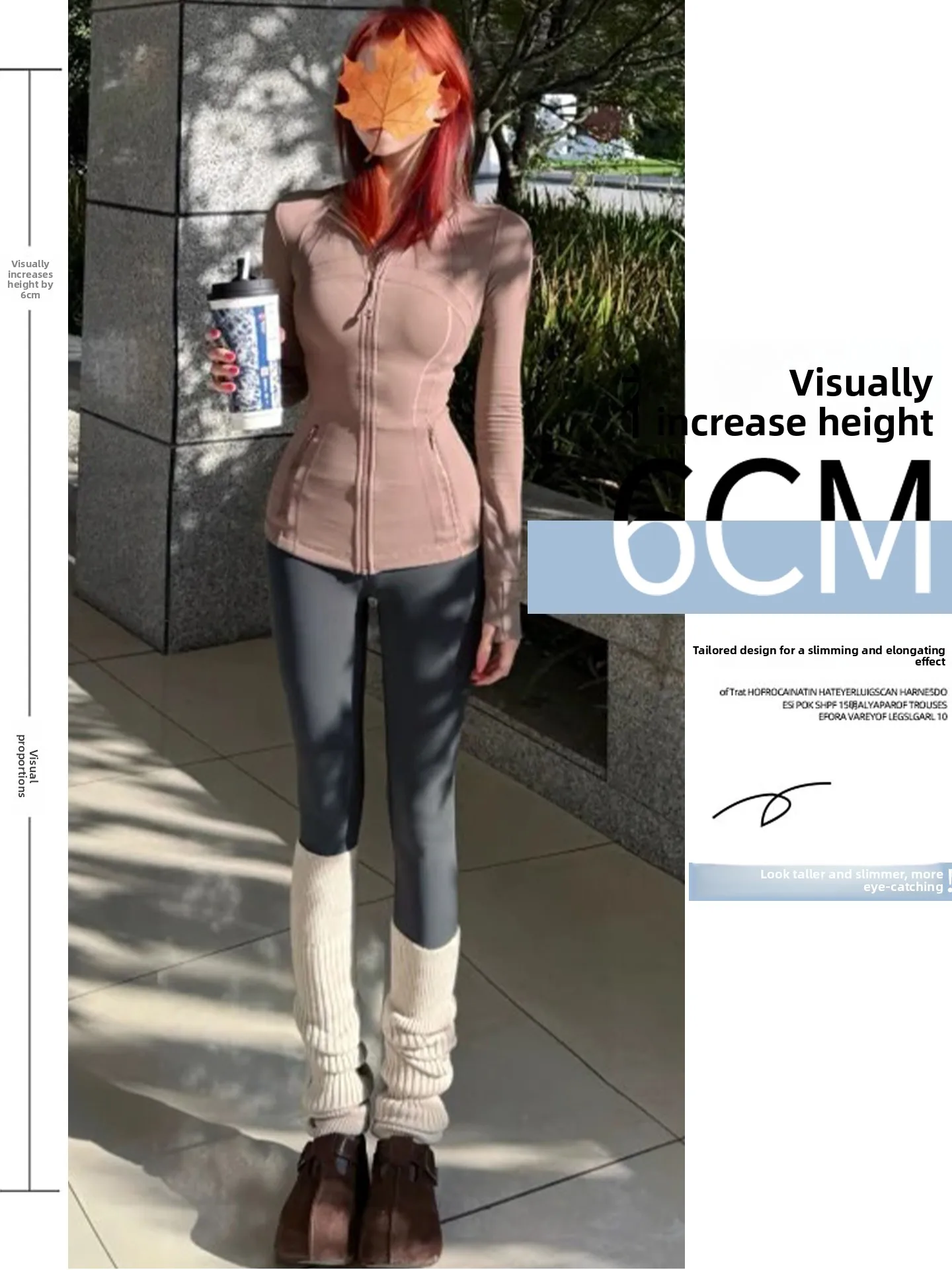 กางเกงโยคะหนังแกะรุ่นใหม่ปี 2025 สำหรับผู้หญิง กระชับสัดส่วน ยกกระชับสะโพก บุซับใน อุ่นสบาย ช่วยกระชับรูปร่าง