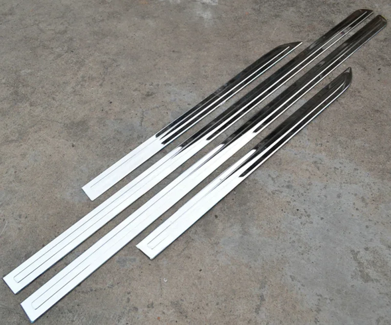 4 قطعة ل FAW BESTURN X80 2013-2017 جسم السيارة شريط زخرفي مصد الباب الفولاذ المقاوم للصدأ #2