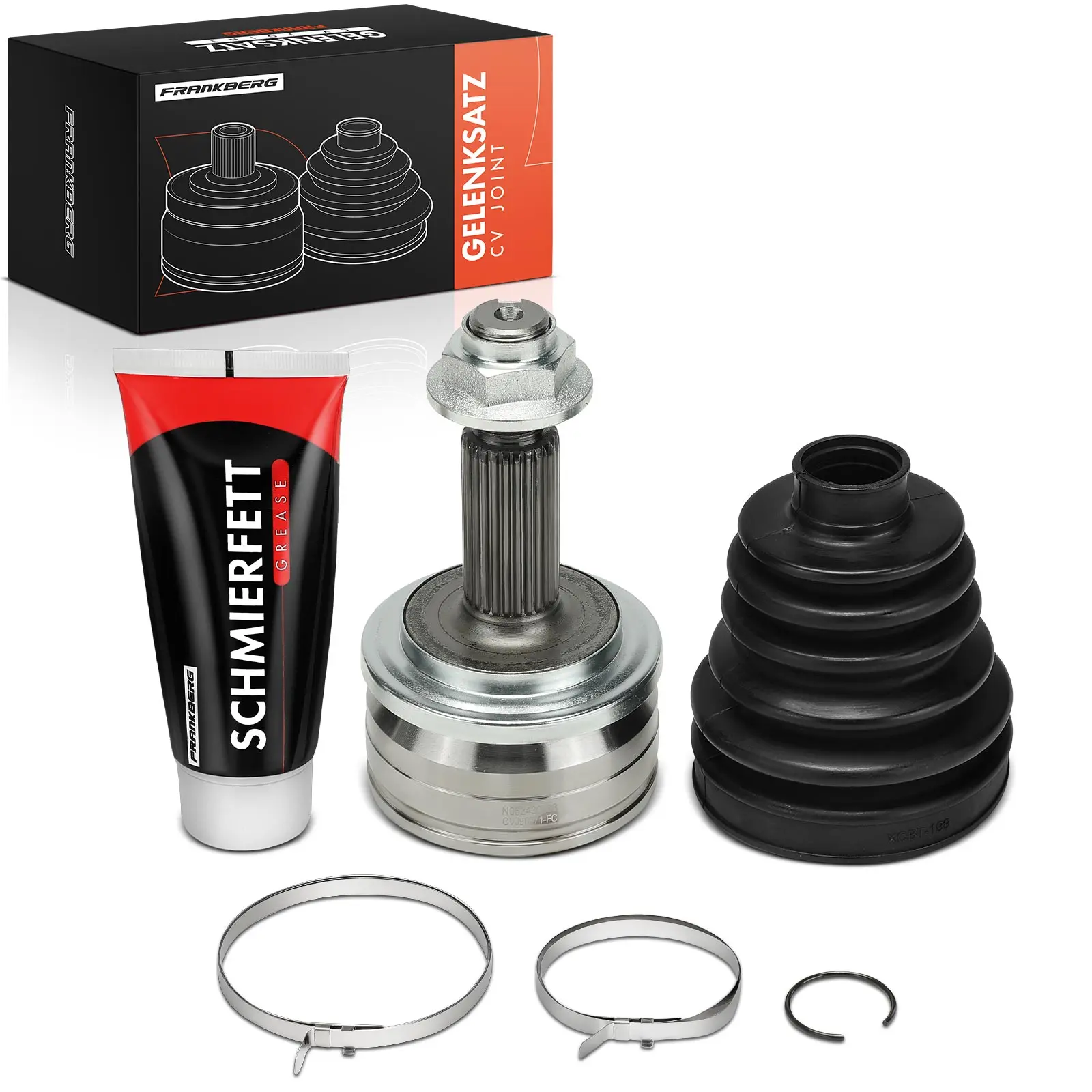 Frankberg 1x Antriebswelle Gelenksatz Vorderachse für Toyota Auris E15 Corolla Stufenheck Bj ab 2007 4342002610 4342002620