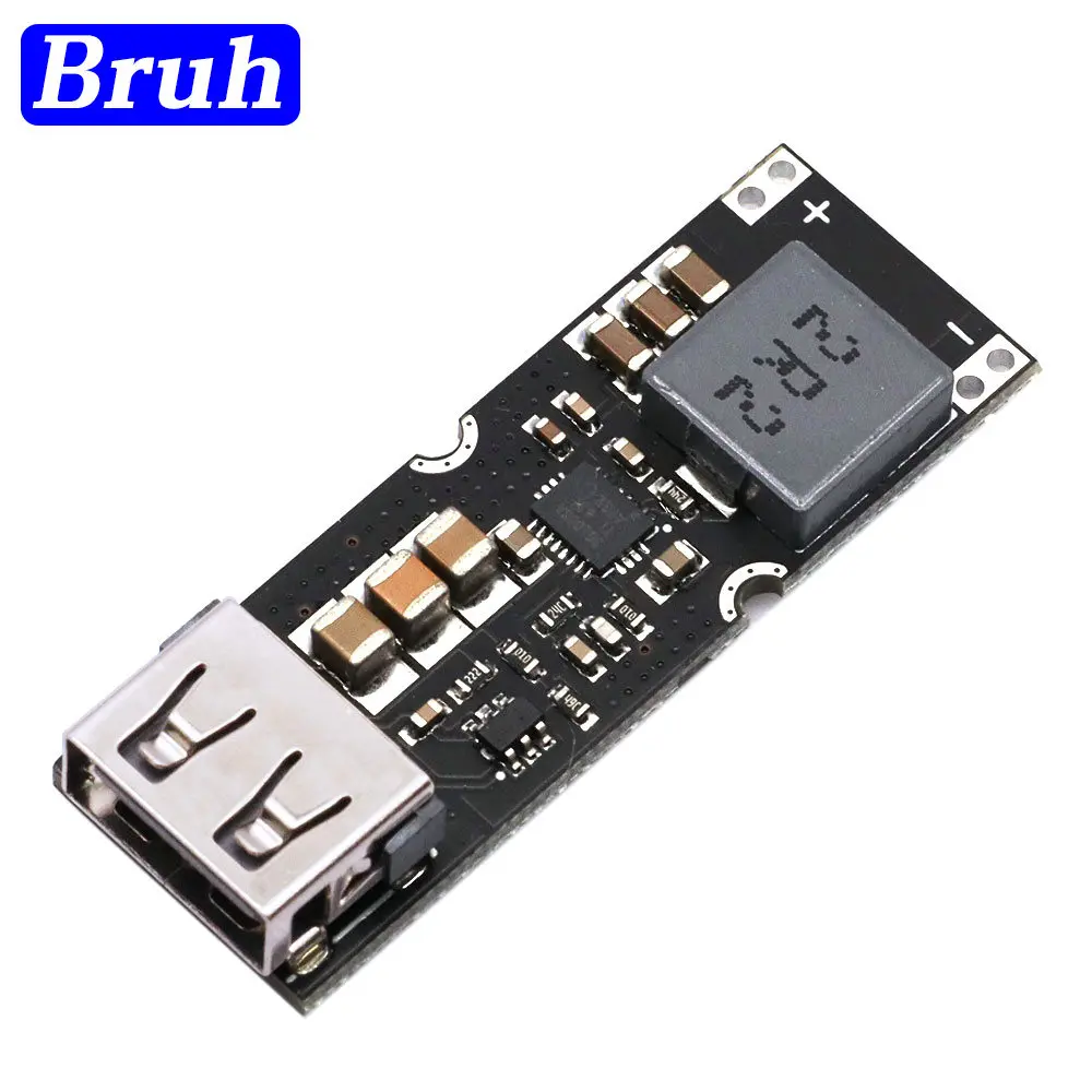 TPS61088 Single Cell Lithium Battery Boost Power Module Board 3.7V 4.2V Liter 5V 9V 12V USB Mobile Phone Fast Charge QC2.0 QC3.0