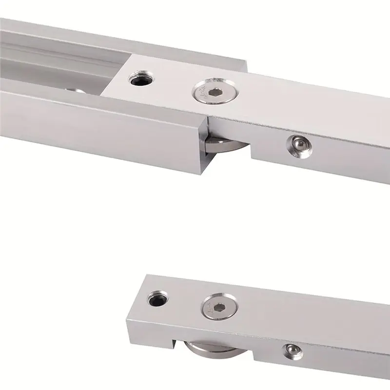 【HAPPYH】Aluminum Push Ruler Bandsaw Inverted Trim Adjustable Angle Disc Slide Push Handle Woodworking DIY Auxiliary Tool 410Mm