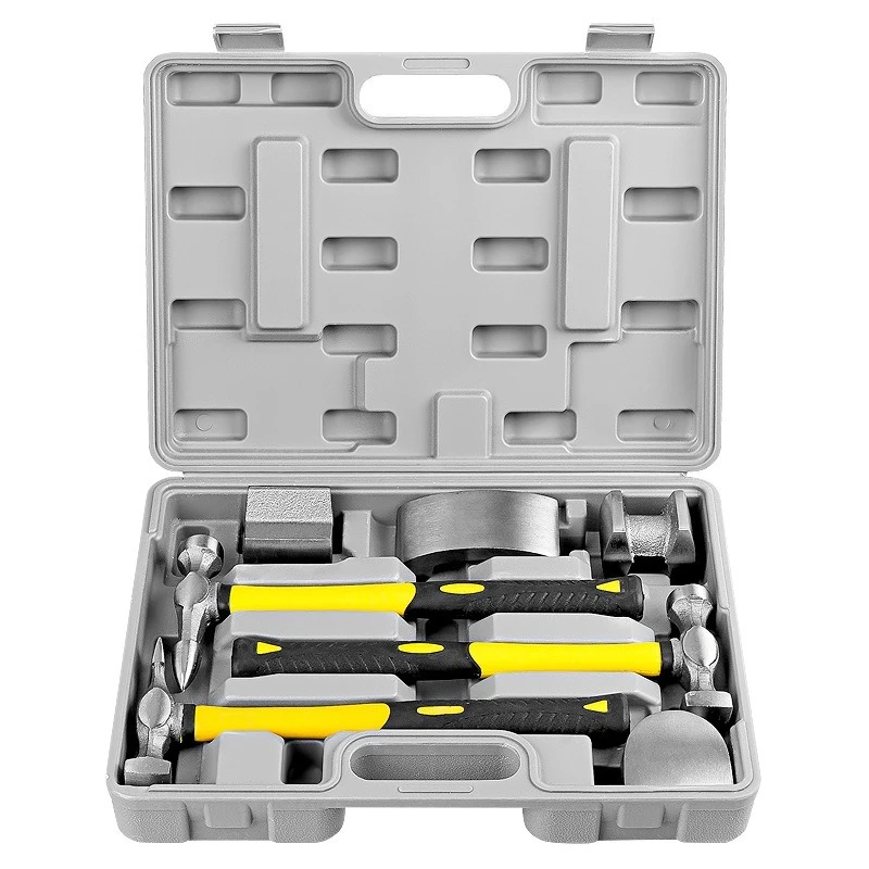 

Автомобильный листовой металл, ремонтный молоток с конусовой головкой, плоский молоток, авторемонтный пластиковый коврик, железный блок, верхний молоток, инструмент