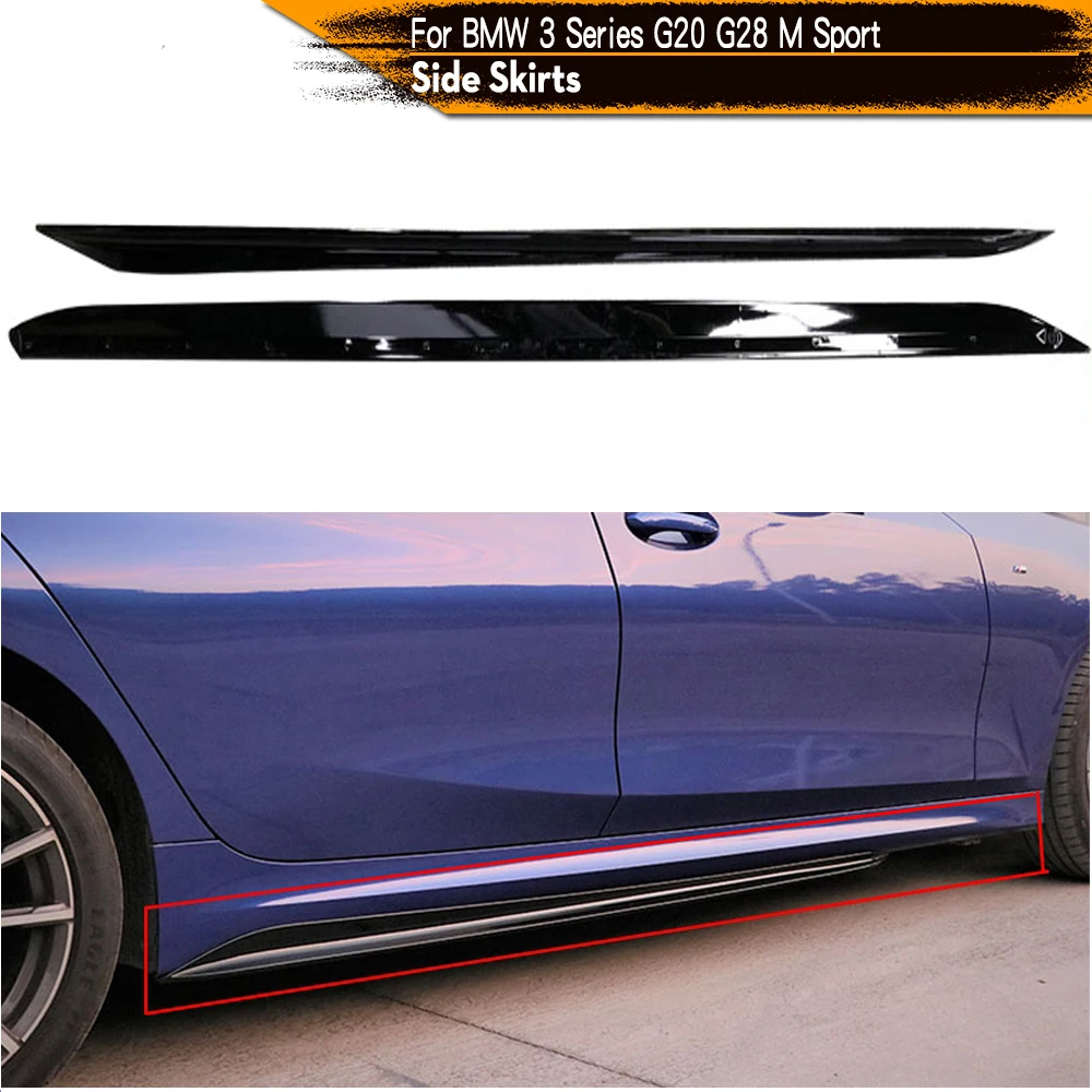 

G20 ABS Side Skirt Extensions Lip for BMW New 3 Series G20 New 3 Series 320 330 340 2019 - 2023Body Kits