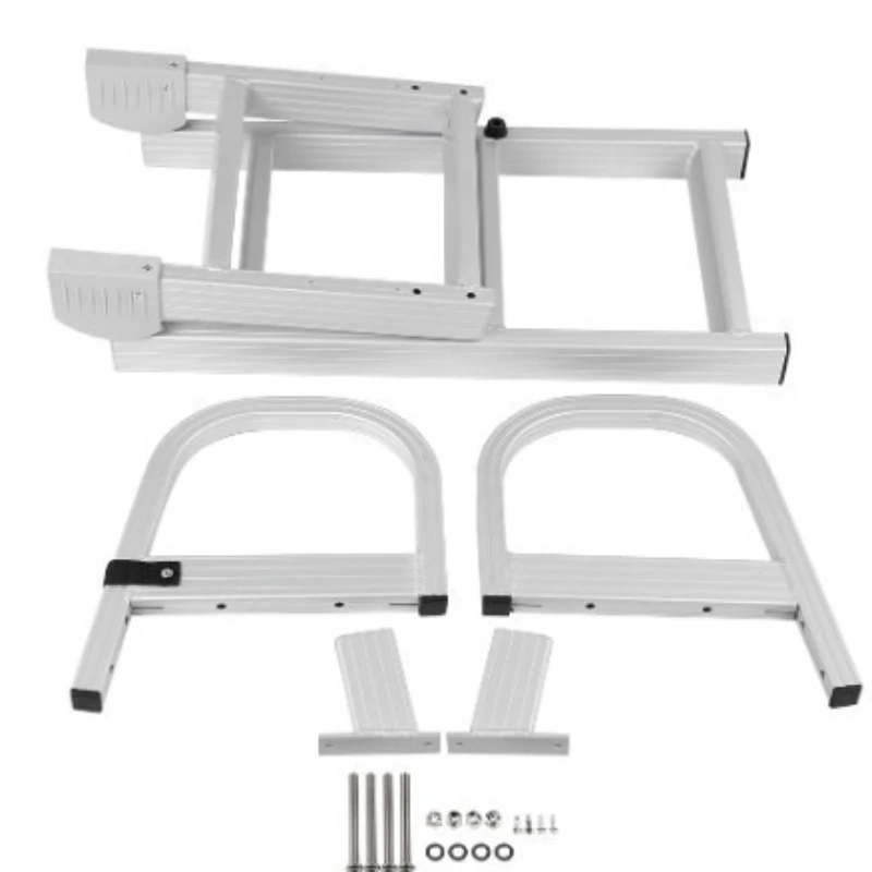 Marine aluminum alloy launching ladder folding ladder deck ladder yacht hardware accessories aluminum portable