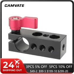 CAMVATE Standard 15mm Single Rod Clamp Adapter With 1/4