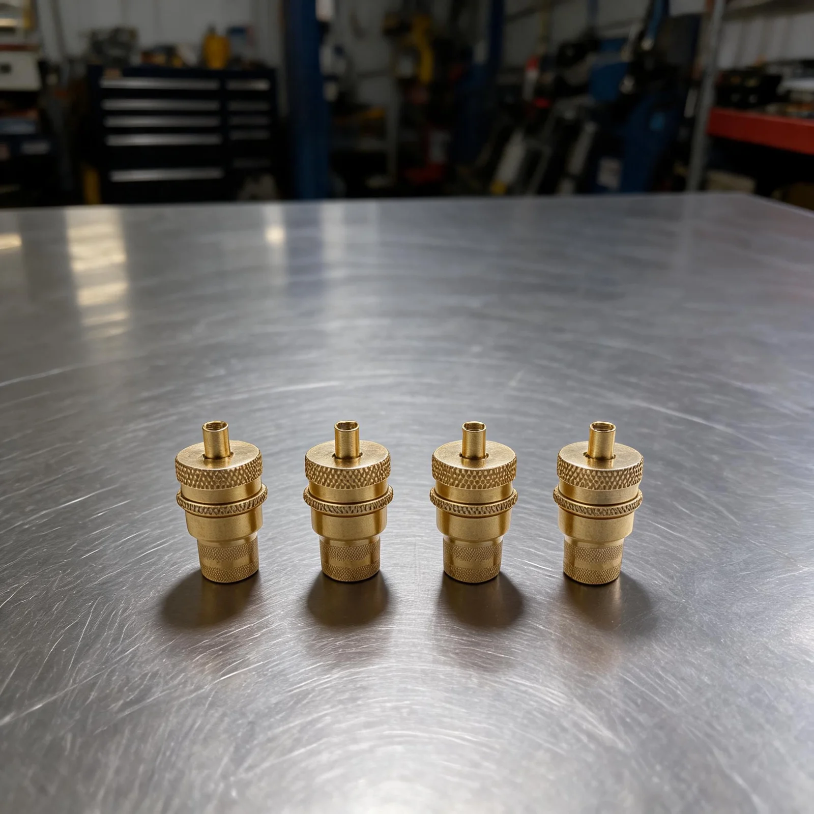 4Pcs 0-60PSI  Car Tire Deflators Accessories Offroad Brass Automatic Auto Tyre Bleeder Set Valve Automatic Tyre Deflator