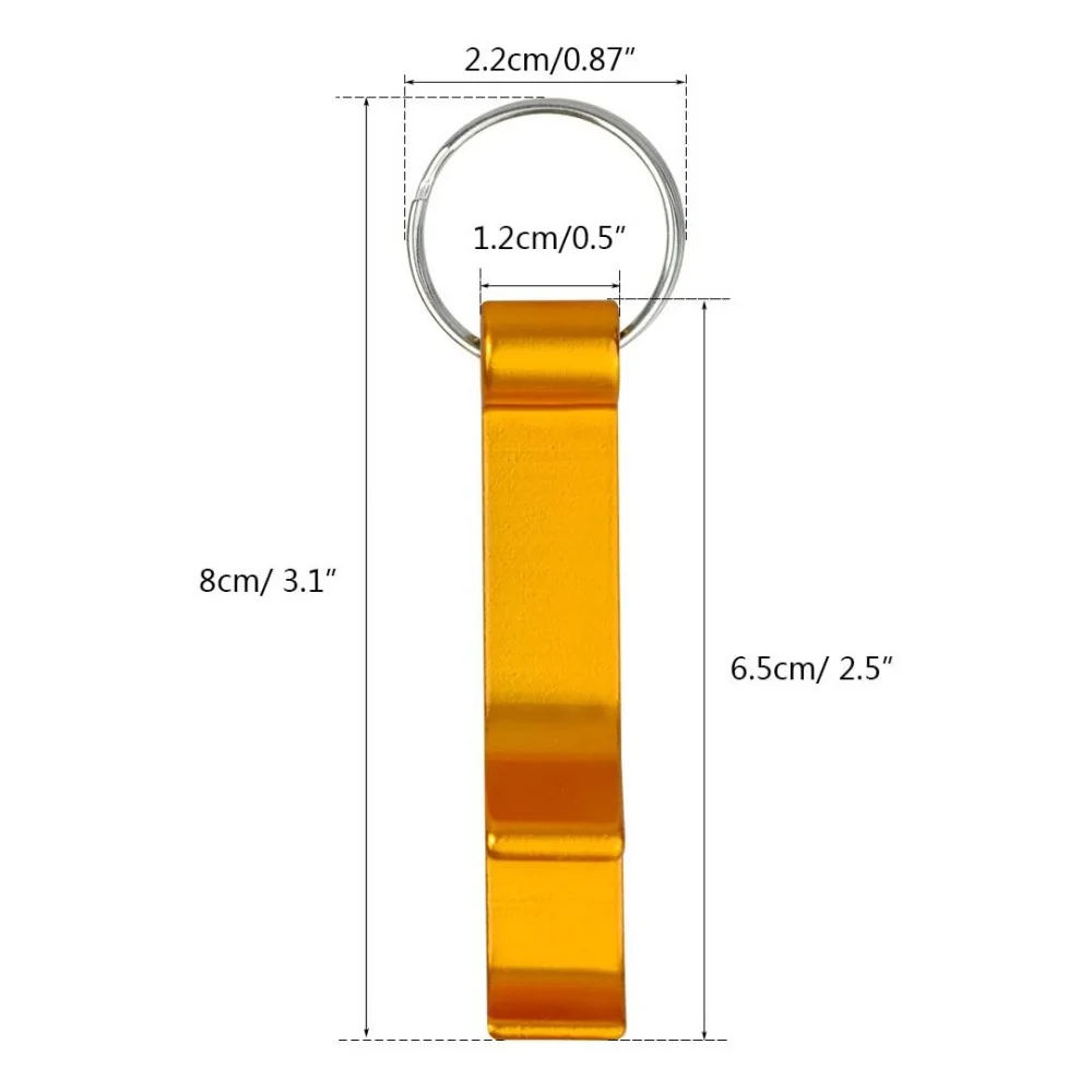 10-100 قطعة مختلط المعادن سلسلة مفاتيح محمولة فتاحة الزجاجات لعيد ميلاد الزفاف الضيوف بار الصيف حفلة هدية تذكارية شنطة هدايا
