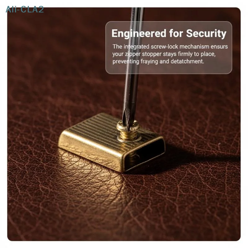 

10 шт. металлических ограничителей для молний, фиксаторов-заглушек с винтом, для шитья, рукоделия, работы с кожей