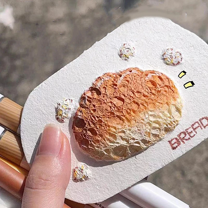 10pcs 거품 질감 그림 종이 푹신한 질감 종이 어린이를위한 마법의 3d 아트 드로잉 종이 Diy 그림 교육 완구