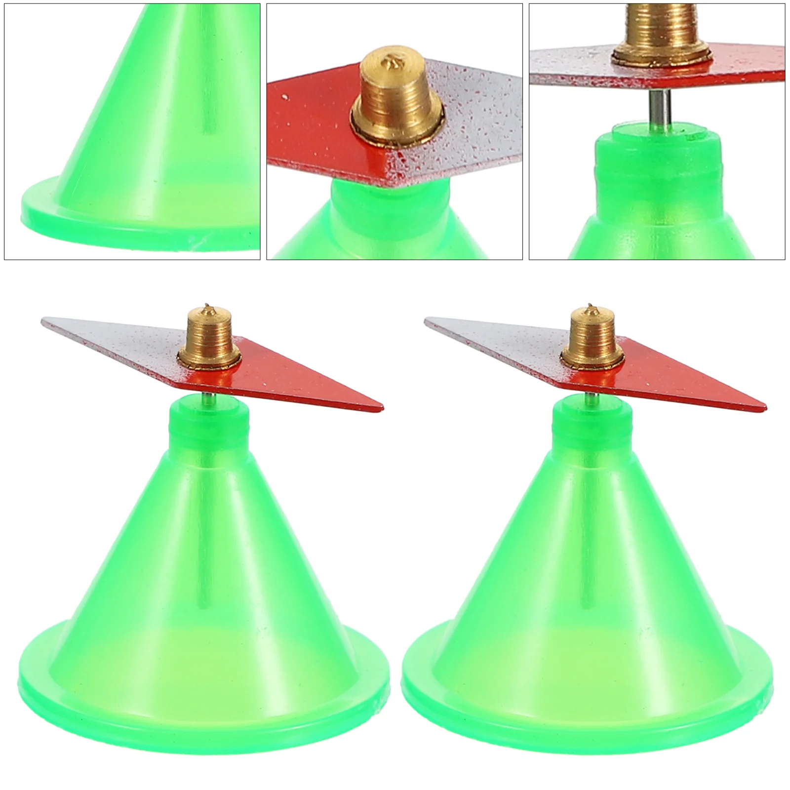 

16 Pcs Primary School Teaching Equipment Magnetic Field Compass Small Needle Apparatus Toy Plastic Showing Instrument Mini