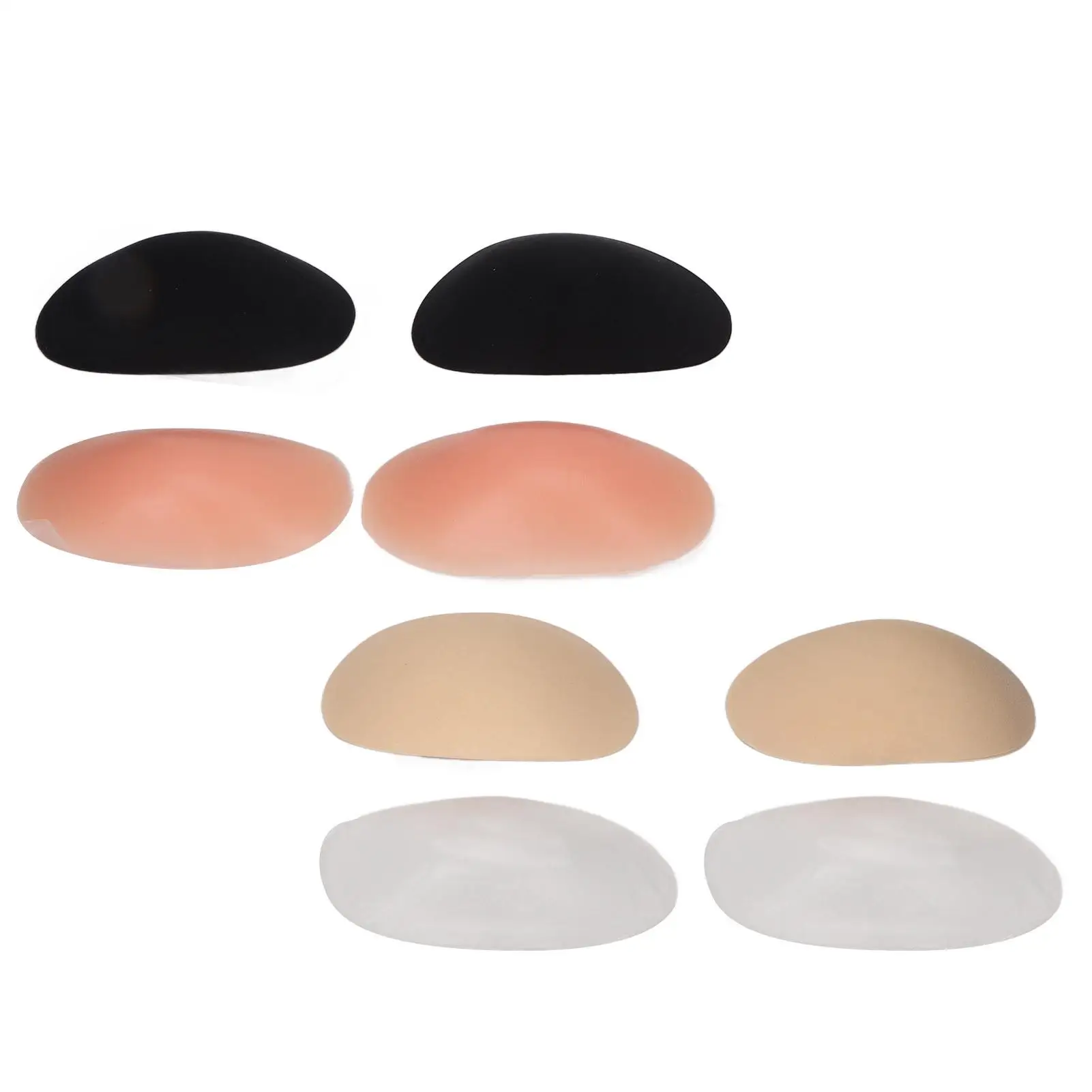 Bantalan Bahu Silikon Lembut dan Bernapas 4 Pasang Bantalan Perekat Anti Selip yang Dapat Dilepas untuk Kenyamanan dan Dukungan