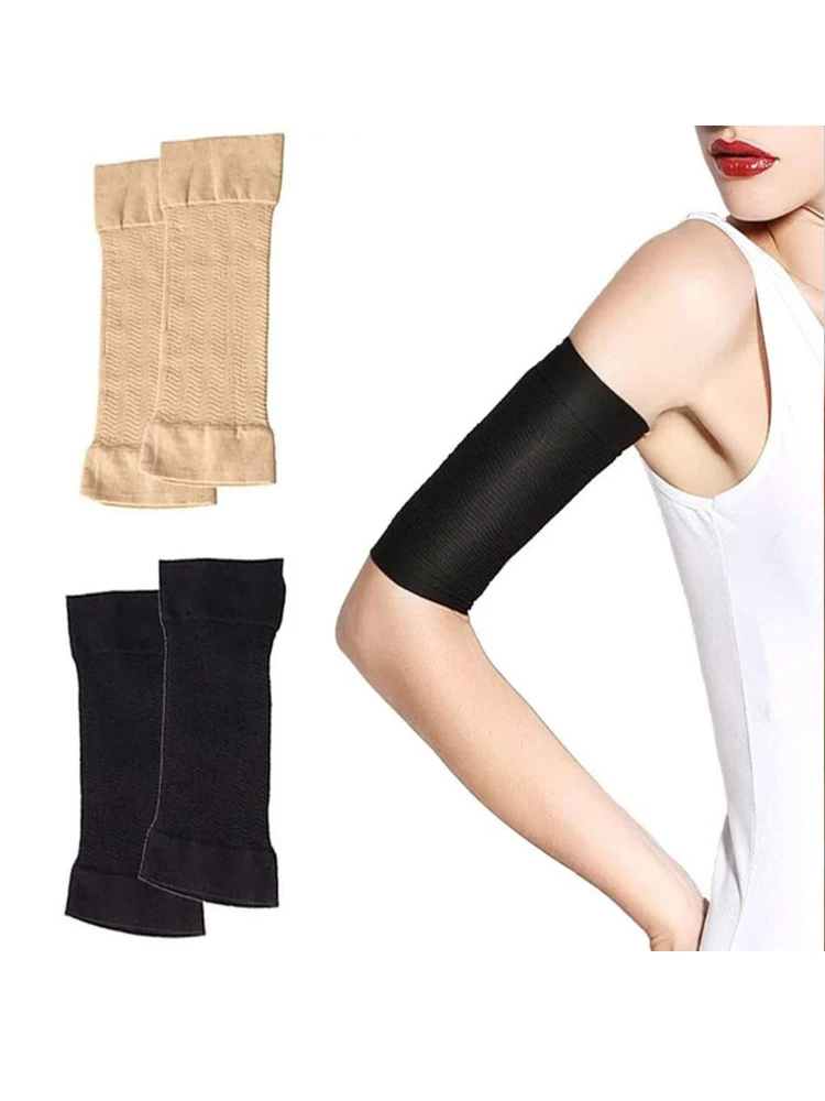 Women's Weight Loss Arm Shaper Elastic Compression Arm Sleeve Slim Scar Covering Improvement Shaper Sleeve Protector Breathable