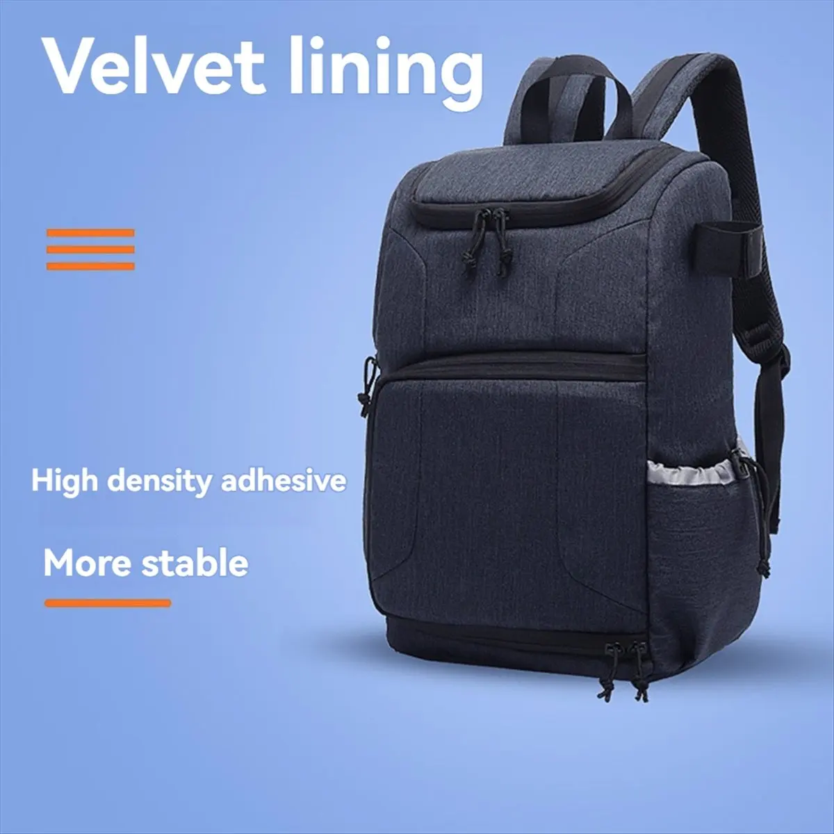 popop Waterproof Camera Bag Photo Cameras Backpack for Laptop DSLR Portable Travel Lens Pouch Video Bag Gray