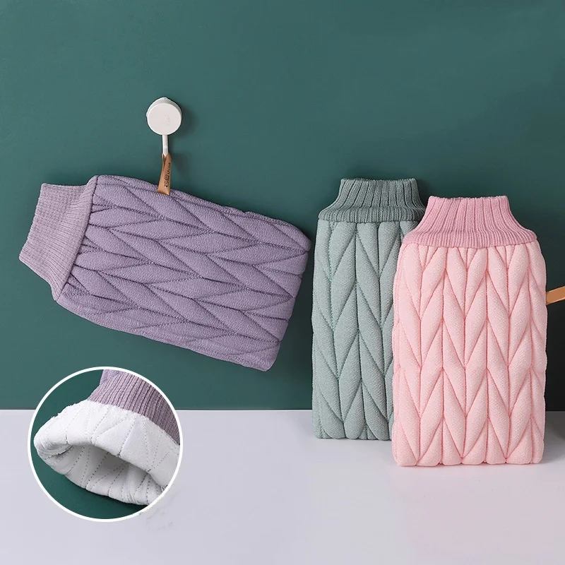 

Отшелушивающие перчатки для ванны, скраб для тела, спа-мочалка для душа, мощное удаление пятен, губка для мытья тела, массажер, полотенце, инструмент для ванной комнаты