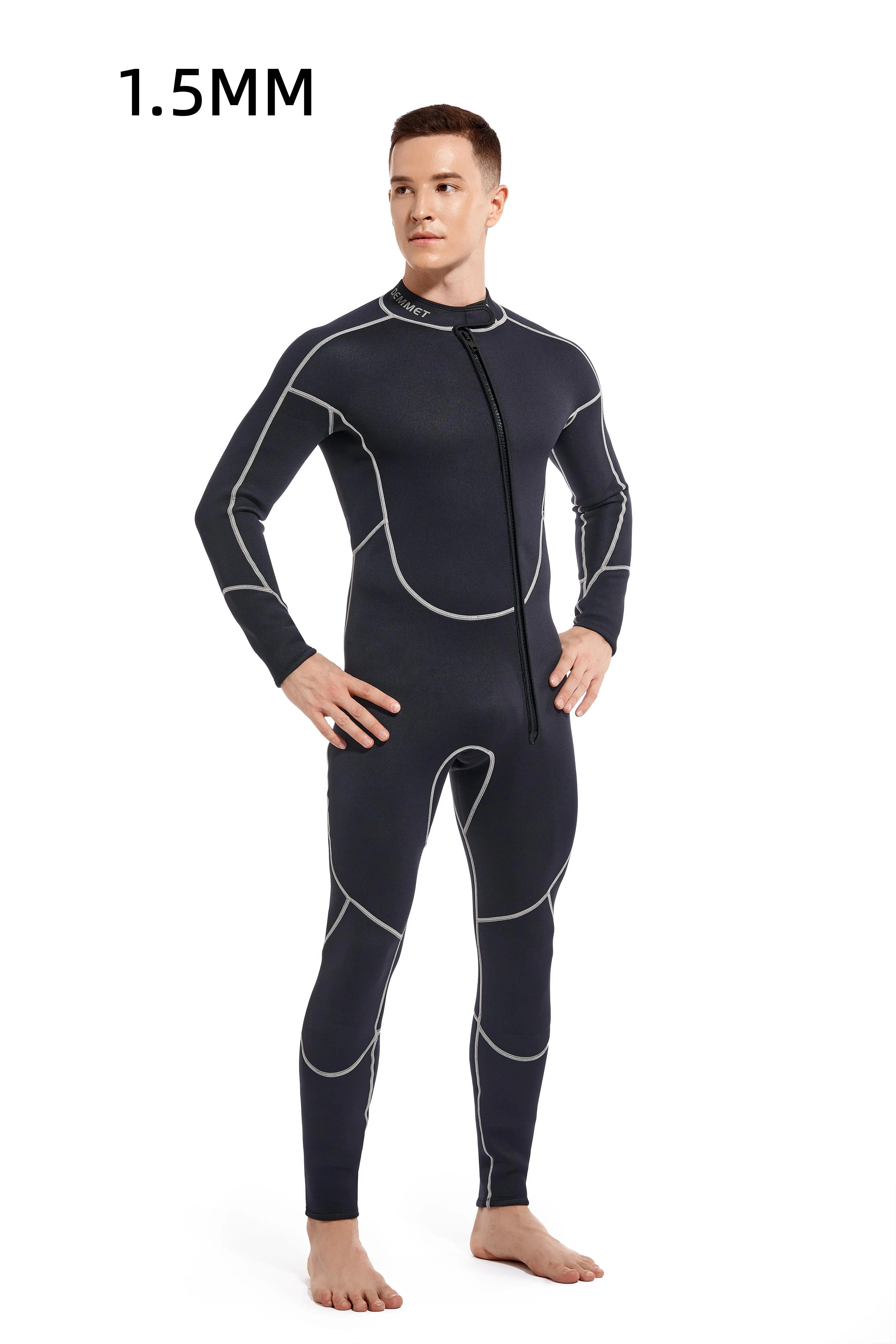 NEW Neoprene 3MM One-piece Wetsuit Men Long Sleeve Freeding Suit Sportswear Surf Fishing Dive Equip Diver Swimming Suit Dropship