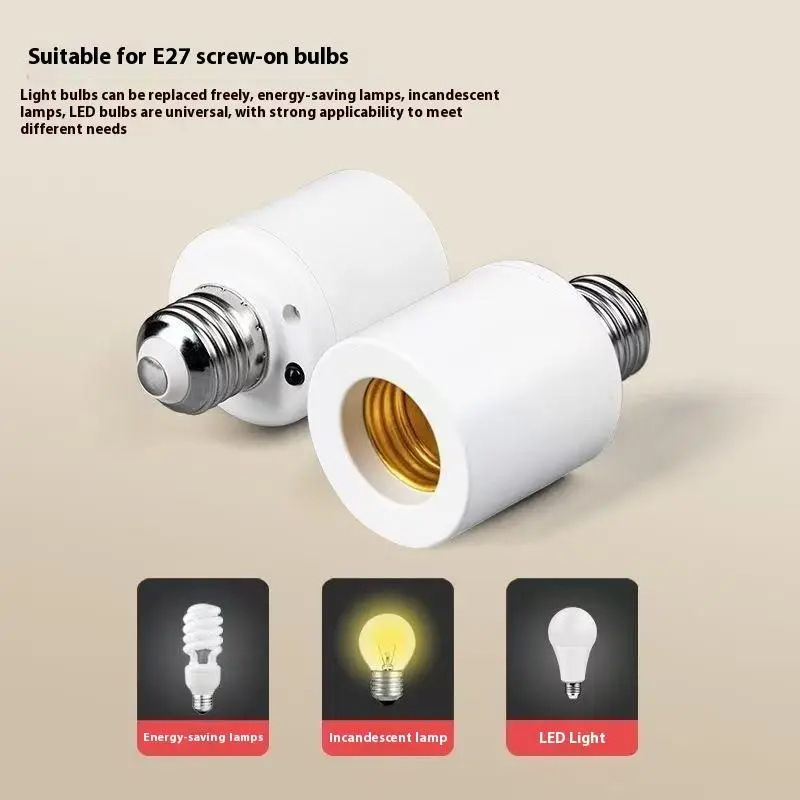 E27 60W Wireless Remote Control Smart Timer Switch Lamp Holder 110V 220V House Multi Light Baby Room Bedroom Timer Switch New