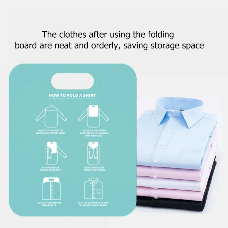 Household Shirt Foldines Folder Laundry Clothes Holderg Board   Closet  Adult Kids Quick Cloth Bed Sheet Clips