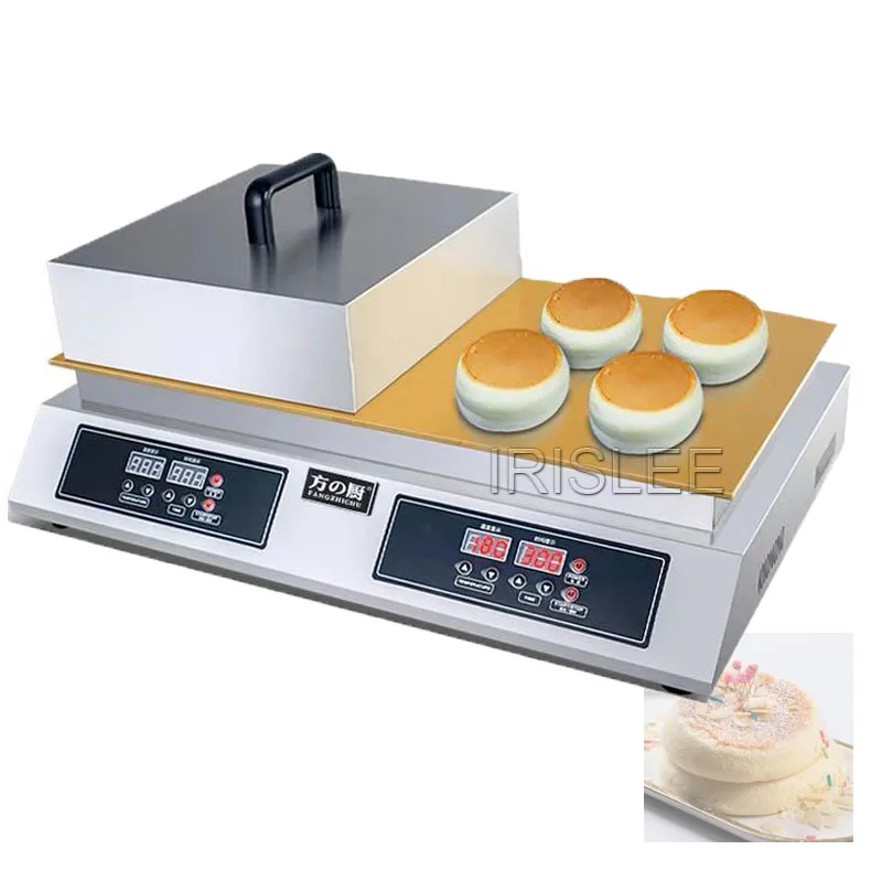 2600W Snack Equipment Rapid Heating Double Souffle Baking Iron Machine Souffler Maker Souffle Iron Plate Machine Souffle Pancake