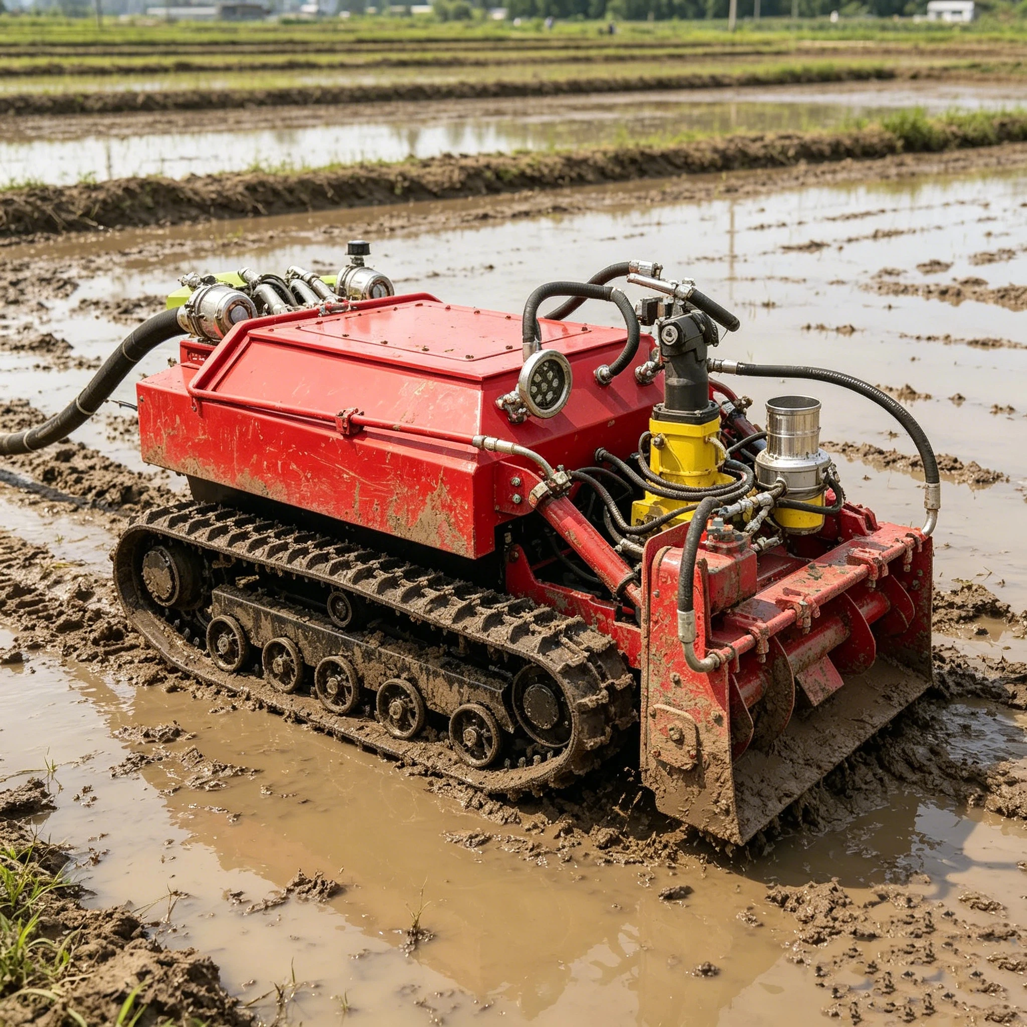 YG Heavy Duty Dredging Robot Remote Control Submersible Sludge Cleaning Robot for Municipal & River Dredging Works Customized