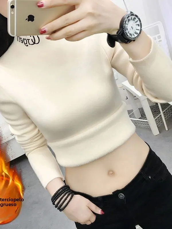 

Женская теплая флисовая кофта с воротником-стойкой, утепленная, с длинным рукавом, приталенная, для осени и зимы, в повседневном стиле