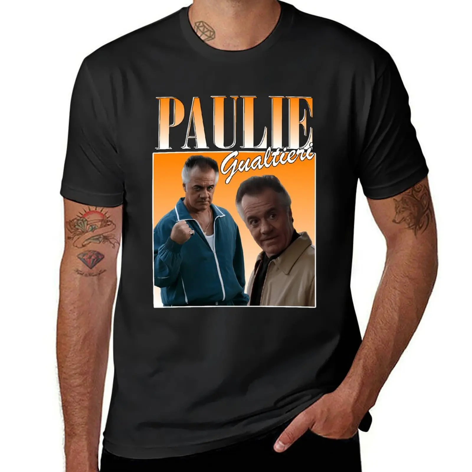 Paulie Walnuts Gualtieri Retro Design Sopranos T-Shirt shirts graphic tees heavyweights plain mens funny t shirts