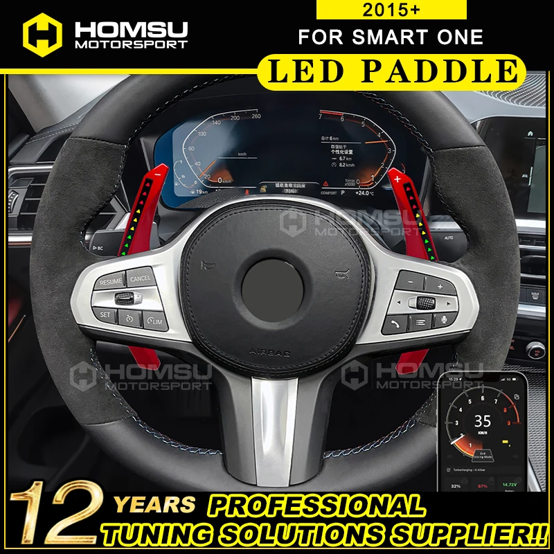 2015+ Car Steering Wheel Smart LED Paddle Shifter Model LED App Control For mercede W205 W204 G55 G63 W212 W213 For bm w models