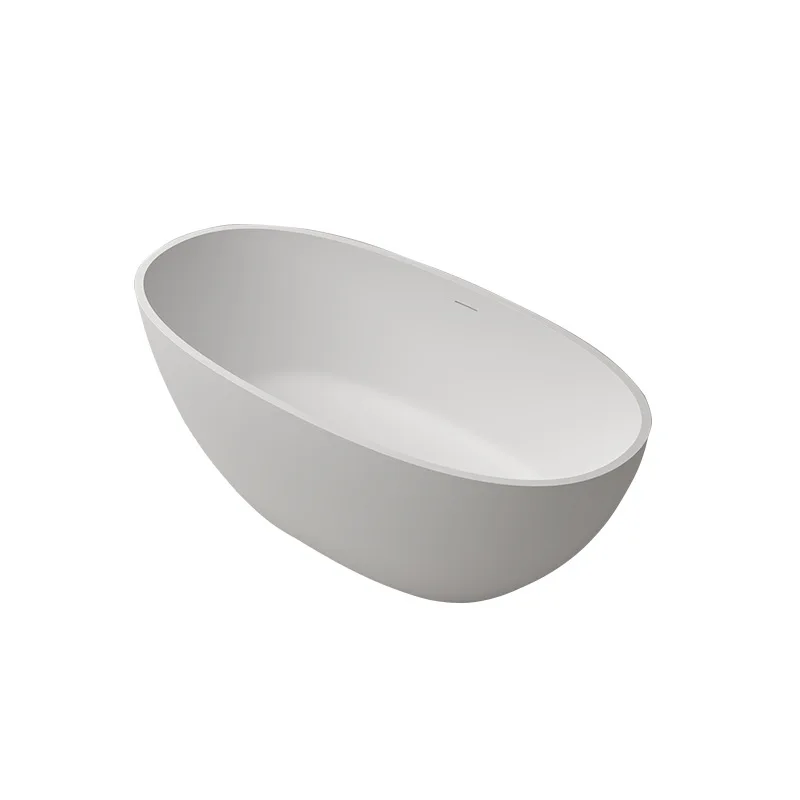 PMMA Qimei Stone Corian Polymer Artificial Stone Oval Egg Square Round Yuanbao Bath