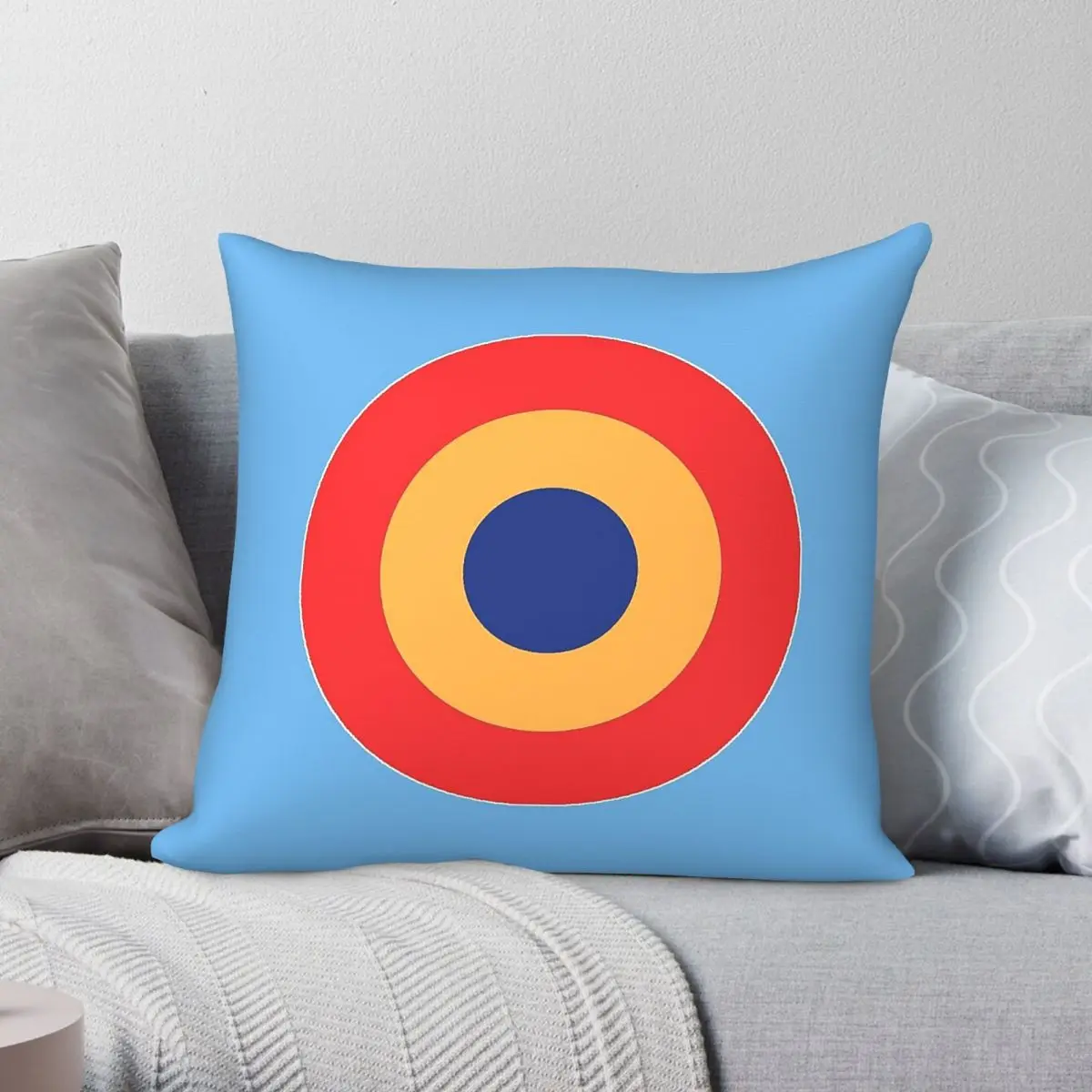 The Who Keith Moon Target Square Pillowcase Polyester Linen Velvet Pattern Zip Decorative Home Cushion Cover 45x45