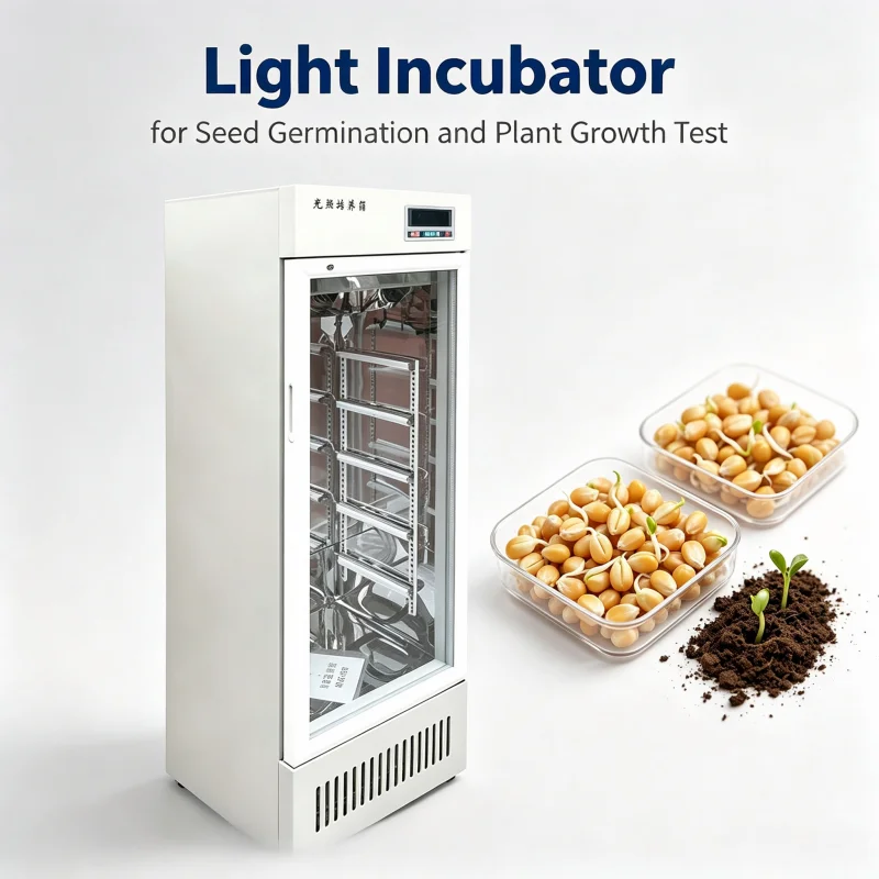 Digital Light Incubator Plant Growth Cabinet Maize Seed Germination Chamber Dual-side Illumination for Agriculture Lab Seed Test