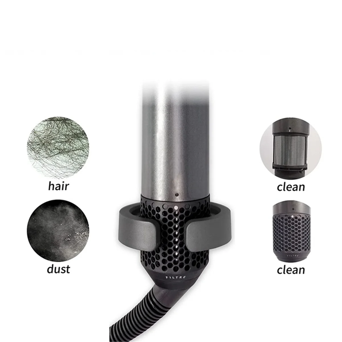 A88M 3Pcs Filter Clean Brush Attachment Cleaning Brush for Dyson Airwrap Styler HS01 HS05