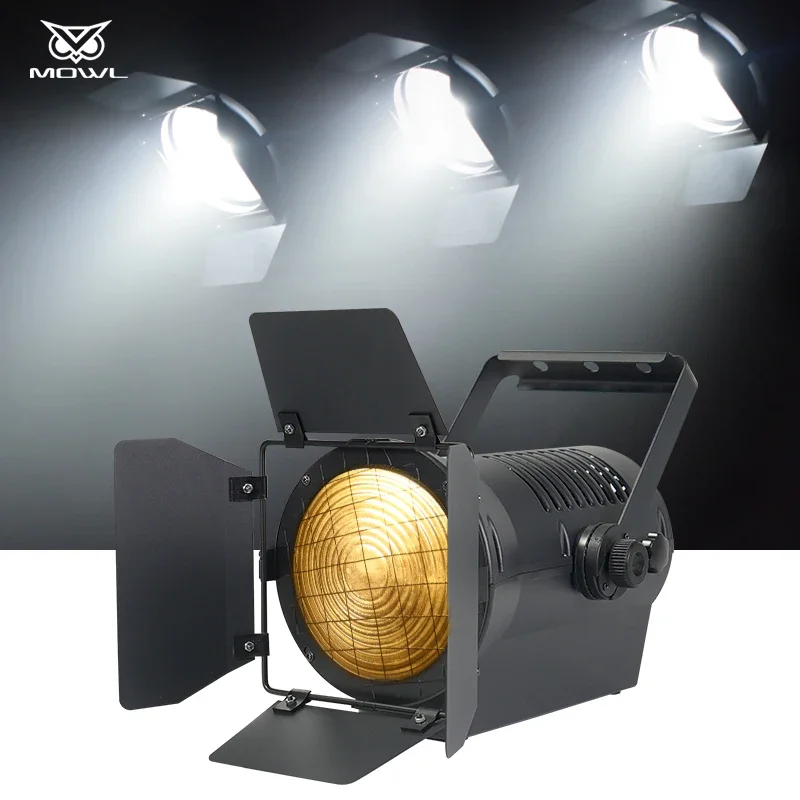 

Spotlight Fresnel 200w Warm Cool White Cob LED Spot Light for Theatre Television Studio