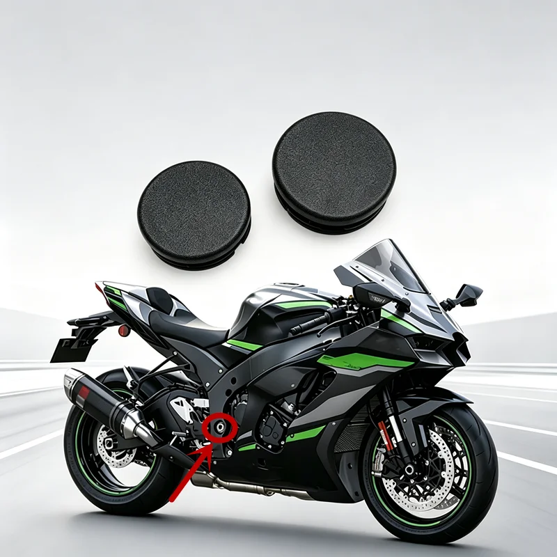 Motorcycle Frame End Caps Frame Hole Cover Caps Plug Decorative Fit For Kawasaki ZX-10R ZX-10RR ZX10R ZX10RR