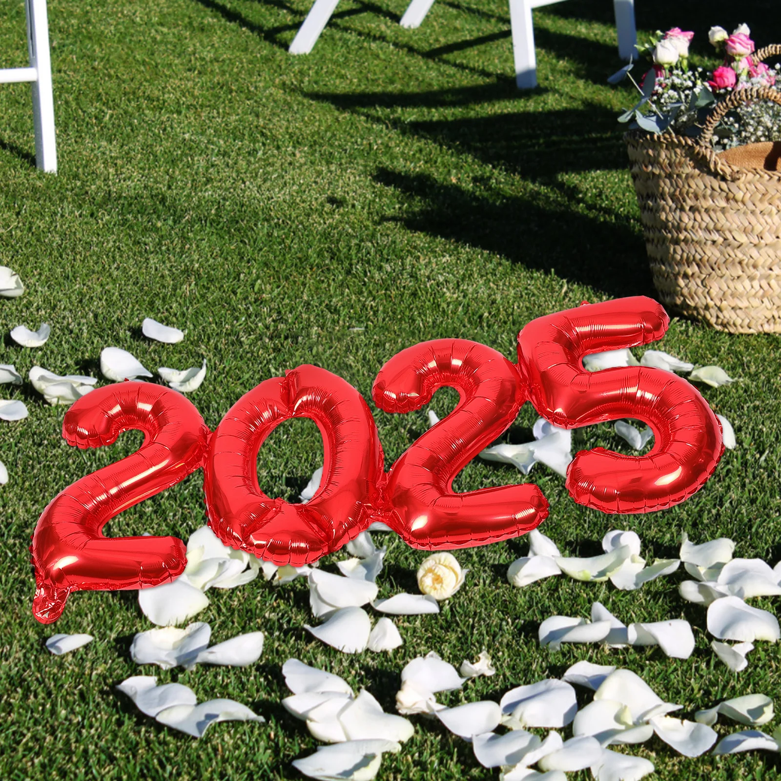 

Party Aluminum Film Balloon Graduation Balloons Decoration Giant New Year Supplies Red
