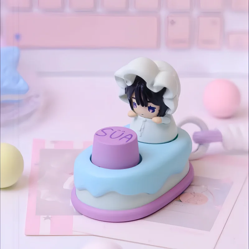 Forest Rain Man Alien Stage Spot Alien Stage Keycaps mecánicos de mano juego de moda caja ciega juguetes decoración de escritorio de ordenador