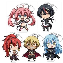 Anime Fans Gifts That Time I Got Reincarnated as a Slime HD Figures Q Edition AcrylicKeychain pendant Ornament Collection Series