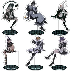 Anime Figure Maid Series Xiao kaeya Neuvillette Cyno Wanderer Zhongli Acrylic Model Plate Desk Decor Standing Sign Model Fans Gi